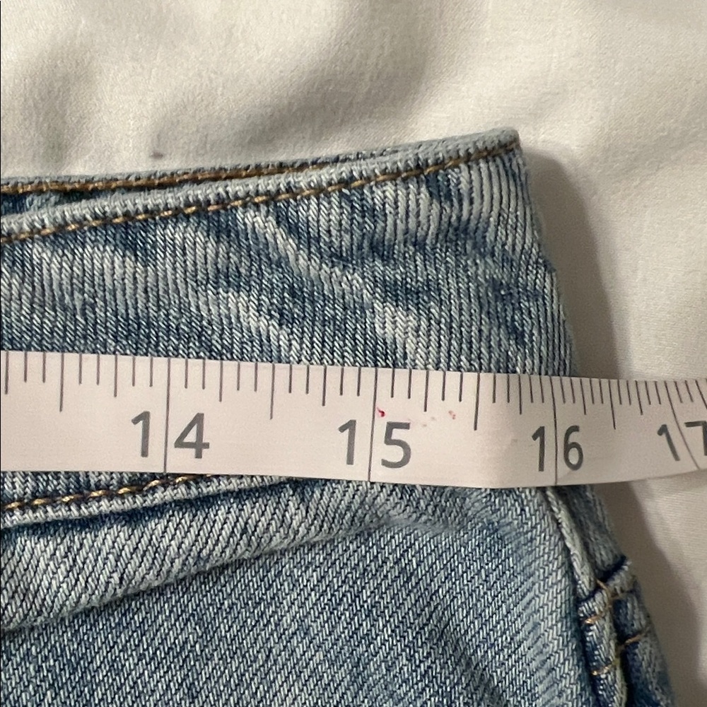Fashion Nova No Limit Belted Wide Leg Jeans Size 13/32 Medium Wash Cotton NWT - Picture 5 of 10